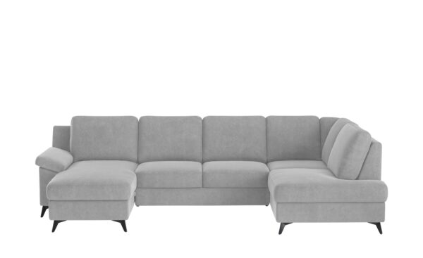 uno Wohnlandschaft  Boom ¦ silber ¦ Maße (cm): B: 309 H: 90 T: 170 Polstermöbel > Sofas > Schlafsofas - Höffner