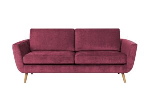 SOHO Sofa  Smilla ¦ rot ¦ Maße (cm): B: 197 H: 85 T: 93 Polstermöbel > Sofas > 2-Sitzer - Höffner