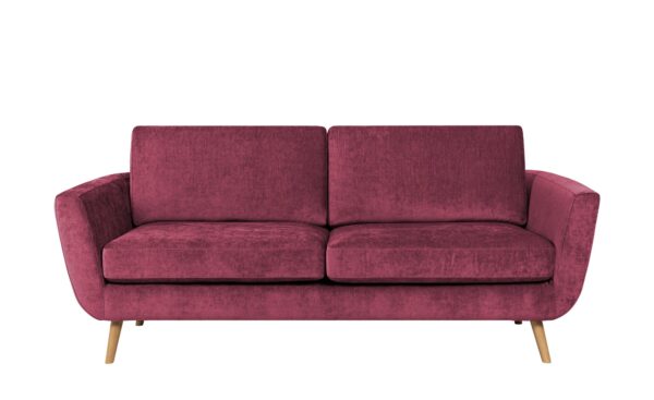 SOHO Sofa  Smilla ¦ rot ¦ Maße (cm): B: 197 H: 85 T: 93 Polstermöbel > Sofas > 2-Sitzer - Höffner