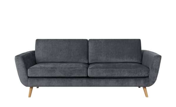 SOHO Sofa  Smilla ¦ grau ¦ Maße (cm): B: 217 H: 85 T: 93 Polstermöbel > Sofas > 3-Sitzer - Höffner