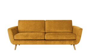 SOHO Sofa  Smilla ¦ gelb ¦ Maße (cm): B: 217 H: 85 T: 93 Polstermöbel > Sofas > 3-Sitzer - Höffner