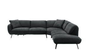 medium Ecksofa  Ventus ¦ schwarz ¦ Maße (cm): B: 304 T: 246 Polstermöbel > Sofas > Ecksofas - Höffner