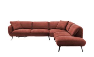 medium Ecksofa  Ventus ¦ rot ¦ Maße (cm): B: 304 T: 246 Polstermöbel > Sofas > Ecksofas - Höffner