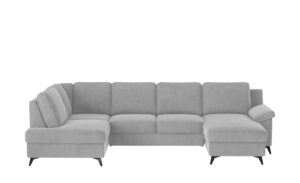 uno Wohnlandschaft  Boom ¦ silber ¦ Maße (cm): B: 309 H: 90 T: 170 Polstermöbel > Sofas > Schlafsofas - Höffner