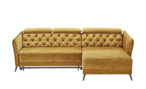 smart Ecksofa  Kavita ¦ gelb ¦ Maße (cm): B: 254 H: 85 T: 199 Polstermöbel > Sofas > Ecksofas - Höffner