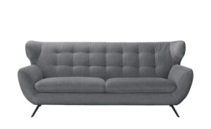 Jette Home Sofa 3-sitzig   Mellow ¦ grau ¦ Maße (cm): B: 225 H: 94 T: 95 Polstermöbel > Sofas > 3-Sitzer - Höffner