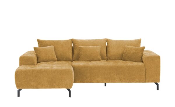 switch Ecksofa  Astrid ¦ gelb ¦ Maße (cm): B: 252 H: 94 T: 150 Polstermöbel > Sofas > Ecksofas - Höffner