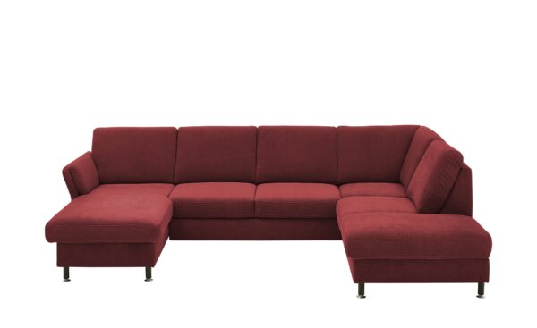 meinSofa Wohnlandschaft  Veit ¦ rot ¦ Maße (cm): B: 305 H: 90 T: 200 Polstermöbel > Sofas > Wohnlandschaften - Höffner