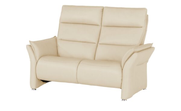 Wohnwert Ledersofa  Corvina ¦ creme ¦ Maße (cm): B: 154 H: 109 T: 90 Polstermöbel > Sofas > 2-Sitzer - Höffner