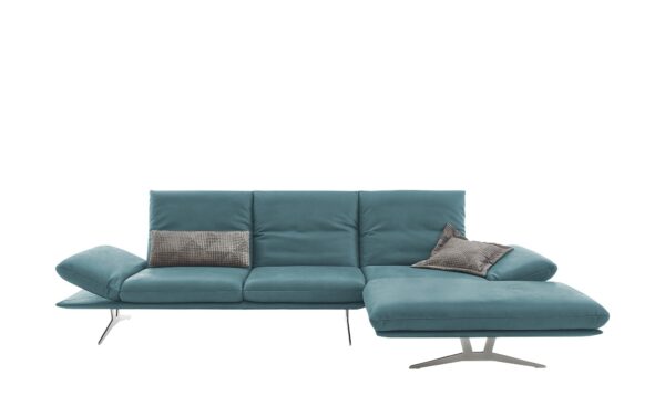 KOINOR Ecksofa  Francis ¦ türkis/petrol ¦ Maße (cm): B: 314 H: 93 T: 159 Polstermöbel > Sofas > Ecksofas - Höffner