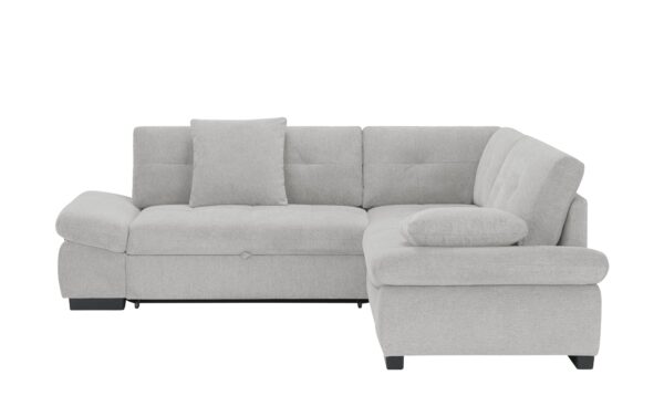 bobb Ecksofa  Lindsay ¦ grau ¦ Maße (cm): B: 255 H: 91 T: 225 Polstermöbel > Sofas > Ecksofas - Höffner