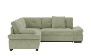 bobb Ecksofa  Lindsay ¦ grün ¦ Maße (cm): B: 225 H: 91 T: 255 Polstermöbel > Sofas > Ecksofas - Höffner