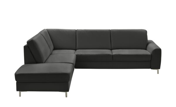 Ecksofa  Lea ¦ schwarz ¦ Maße (cm): B: 271 H: 92 T: 235 Polstermöbel > Sofas > Ecksofas - Höffner