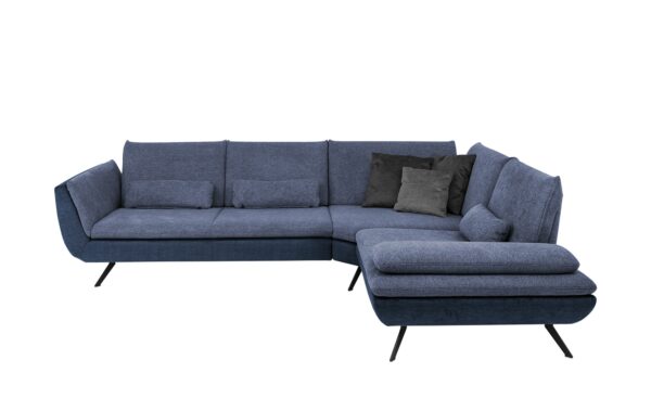 Ecksofa   Luca ¦ blau ¦ Maße (cm): B: 314 H: 88 T: 244 Polstermöbel > Sofas > Ecksofas - Höffner