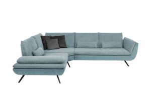 Ecksofa   Luca ¦ blau ¦ Maße (cm): B: 314 H: 88 T: 244 Polstermöbel > Sofas > Ecksofas - Höffner