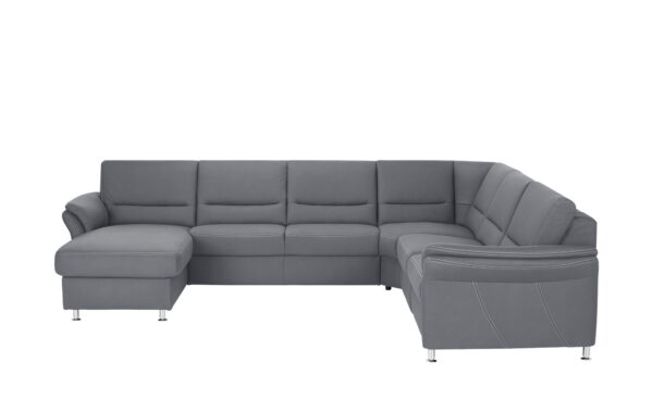 meinSofa Wohnlandschaft   Donald ¦ grau ¦ Maße (cm): B: 330 H: 89 T: 262 Polstermöbel > Sofas > Wohnlandschaften - Höffner