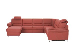 meinSofa Wohnlandschaft   Donald ¦ rot ¦ Maße (cm): B: 330 H: 89 T: 262 Polstermöbel > Sofas > Wohnlandschaften - Höffner