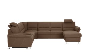 meinSofa Wohnlandschaft   Donald ¦ braun ¦ Maße (cm): B: 330 H: 89 T: 262 Polstermöbel > Sofas > Wohnlandschaften - Höffner