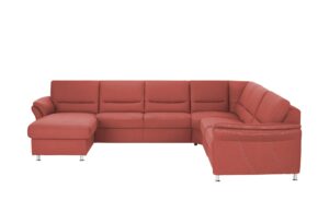 meinSofa Wohnlandschaft   Donald ¦ rot ¦ Maße (cm): B: 330 H: 89 T: 262 Polstermöbel > Sofas > Wohnlandschaften - Höffner