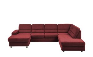 meinSofa Wohnlandschaft   Carina ¦ rot ¦ Maße (cm): B: 311 H: 85 T: 166 Polstermöbel > Sofas > Schlafsofas - Höffner