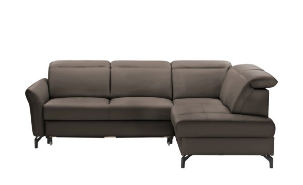 uno Ecksofa  Basel ¦ braun ¦ Maße (cm): B: 243 H: 100 T: 200 Polstermöbel > Sofas > Ecksofas - Höffner