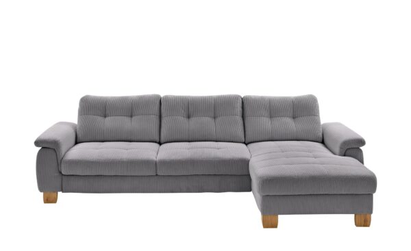 meinSofa Ecksofa  Cord Suna ¦ grau ¦ Maße (cm): B: 316 H: 86 T: 177 Polstermöbel > Sofas > Ecksofas - Höffner