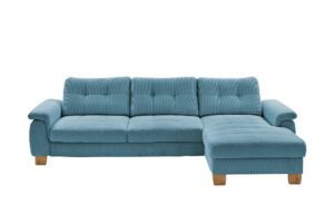 meinSofa Ecksofa  Cord Suna ¦ blau ¦ Maße (cm): B: 316 H: 86 T: 177 Polstermöbel > Sofas > Ecksofas - Höffner