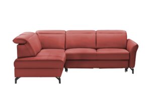 uno Ecksofa  Basel ¦ rot ¦ Maße (cm): B: 243 H: 100 T: 200 Polstermöbel > Sofas > Ecksofas - Höffner