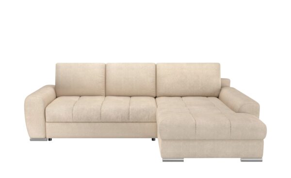 bobb Ecksofa mit Funktion   Soumia ¦ creme ¦ Maße (cm): B: 283 H: 91 T: 181 Polstermöbel > Sofas > Ecksofas - Höffner