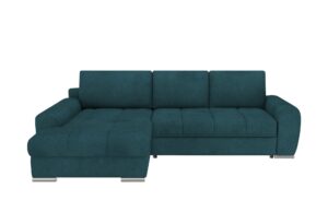 bobb Ecksofa mit Funktion   Soumia ¦ türkis/petrol ¦ Maße (cm): B: 283 H: 91 T: 181 Polstermöbel > Sofas > Schlafsofas - Höffner