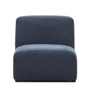 Dunkelblauer Modulsofa Sessel in modernem Design 75 cm breit