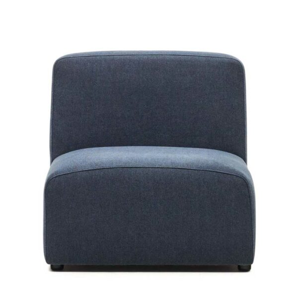 Dunkelblauer Modulsofa Sessel in modernem Design 75 cm breit