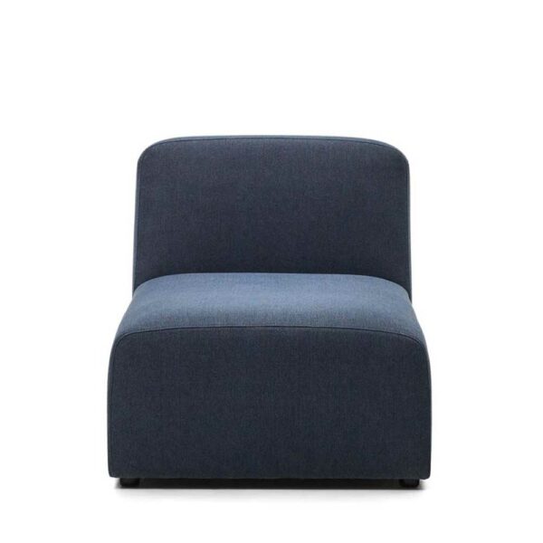 Chaiselongue Modulsofa Dunkelblau 75 cm breit 152 cm tief