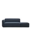 Modul Dreisitzer Sofa in Dunkelblau modernem Design
