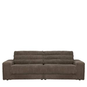 Premium Couch in Schlammfarben Breitcord 67 cm Sitztiefe