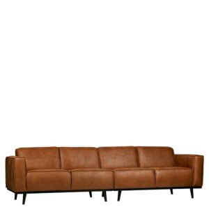 Sofa in Cognac Braun Retrostil