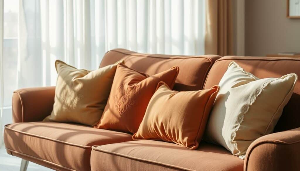 braune couch welche kissen