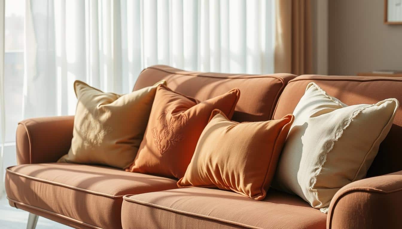 braune couch welche kissen