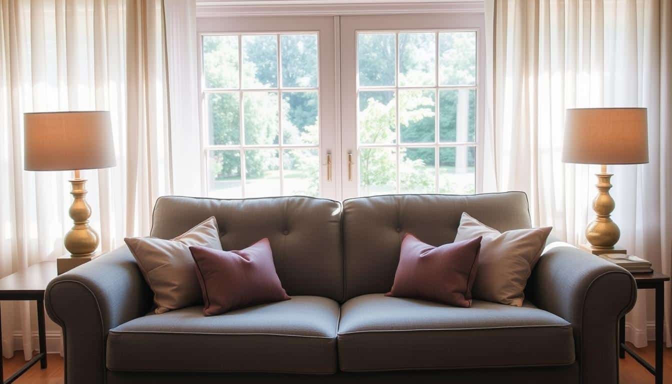 graue couch welche vorhänge