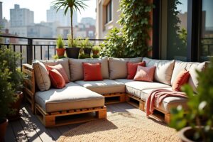 14 Balkon Paletten Sofa Ideen